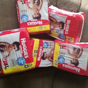 Packs of Diapers